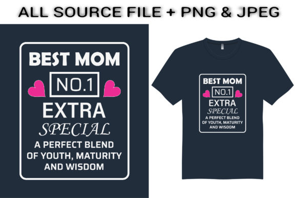Best Mom No.1 T-Shirt Design Graphics and Crafts Review