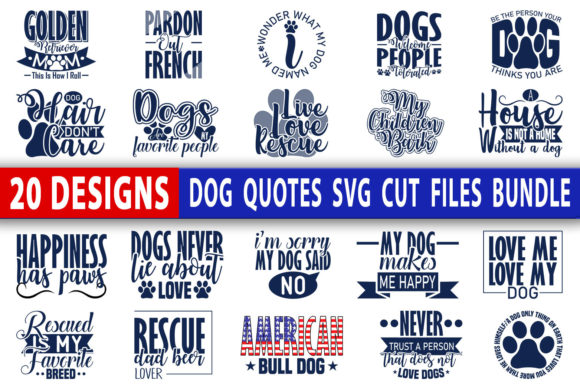 Dog Quotes Svg Design Bundle Review