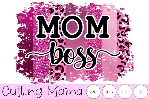 Mom Boss Sublimation Pink Glitter Animal Graphics and Crafts Review